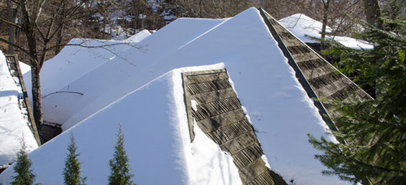 The first winter with new roof